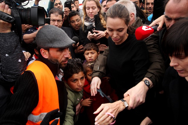 Refugee Conditions In Greece Deteriorating Angelina Jolie