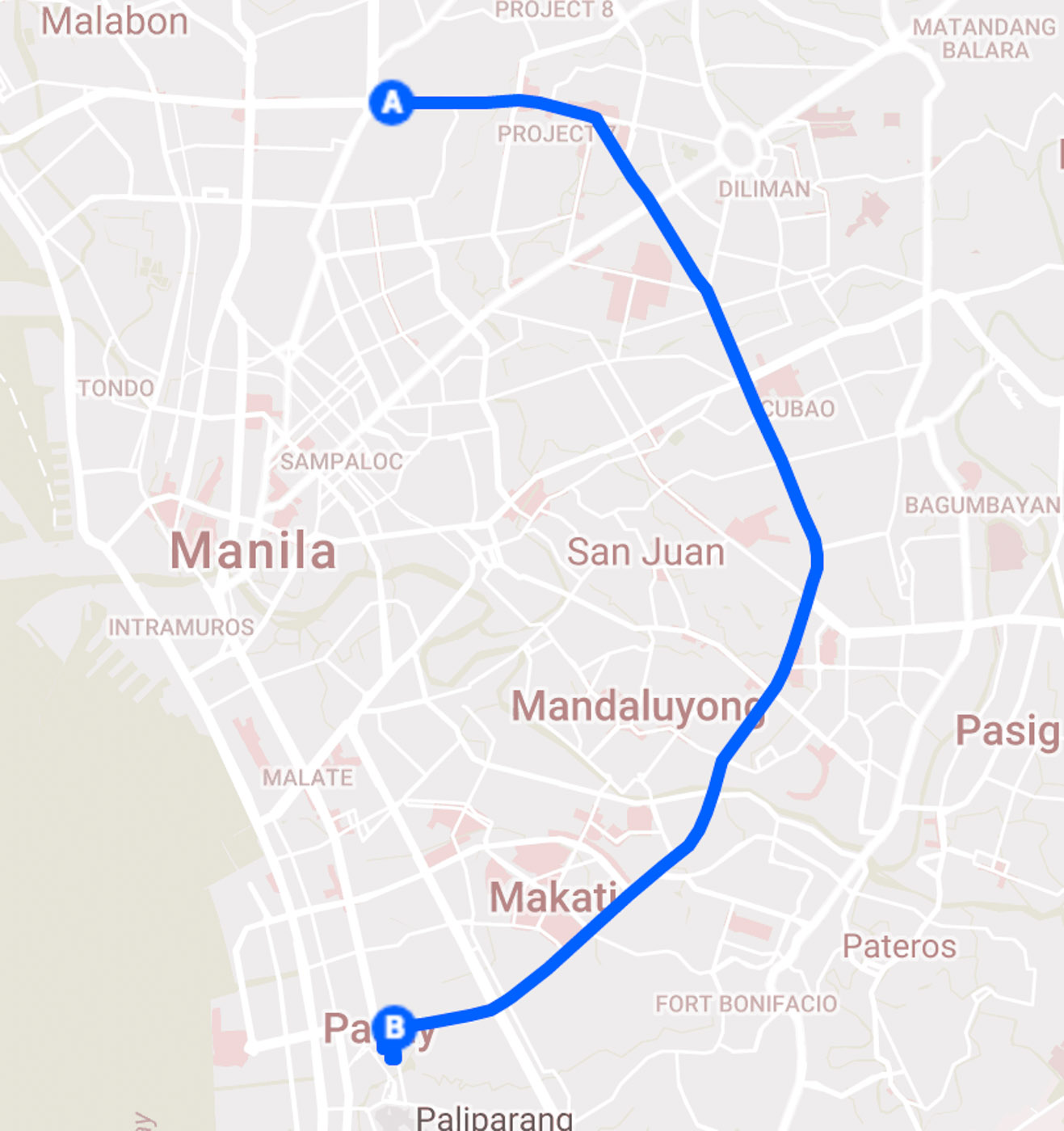 Avoid These 4 EDSA Southbound Chokepoints   Edsa Sb Map 