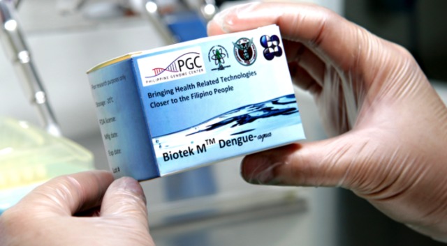 BIOTEK M. Currently still in development, the Biotek M Dengue-Aqua is being designed to expedite clinical dengue testing. Photo from DOST. 