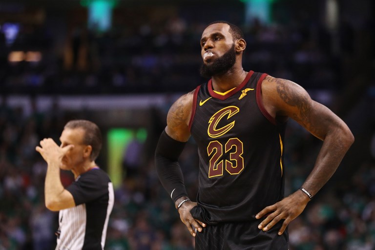 LeBron 'living the moment' but eyes NBA talent options