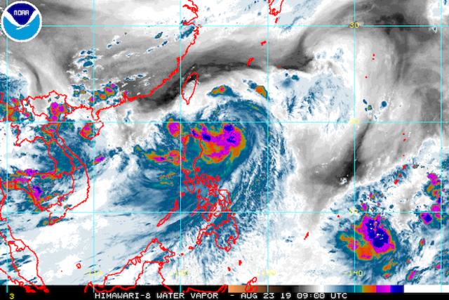 Severe Tropical Storm Ineng Heads For Southern Taiwan-Batanes Area