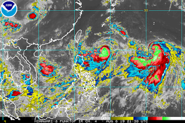 Hanna intensifies into typhoon