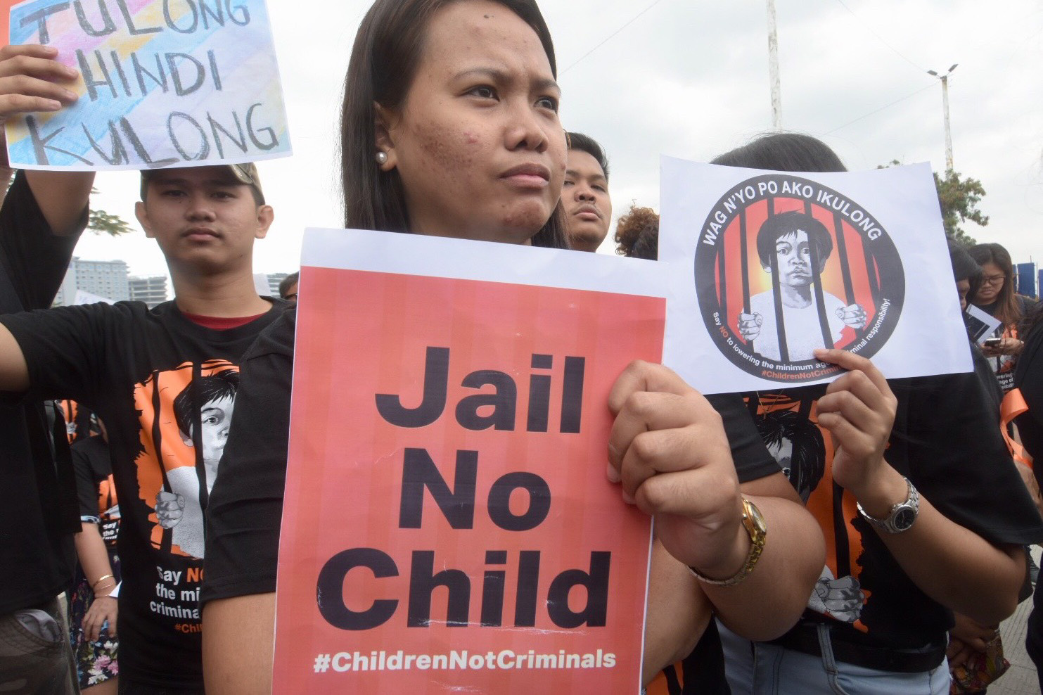 Rights Groups Protest Outside Senate Vs Lowering Age Of Criminal Liability