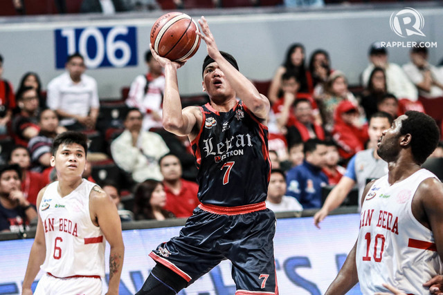 Letran stuns rival San Beda to draw first blood in NCAA finals