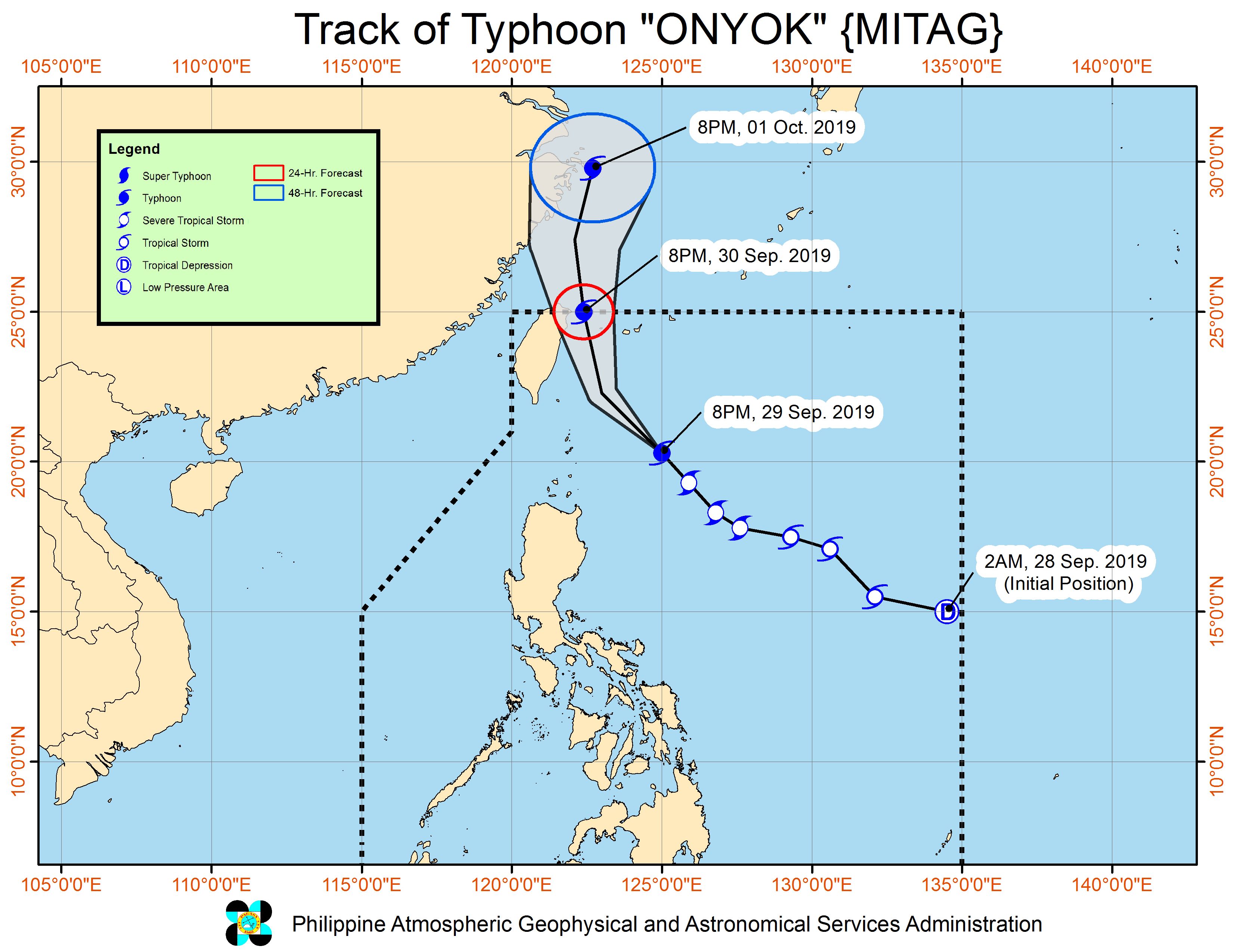 Onyok now a typhoon			Acor Arceo