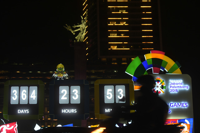 FOTO Kemeriahan Countdown Asian Games 2022 