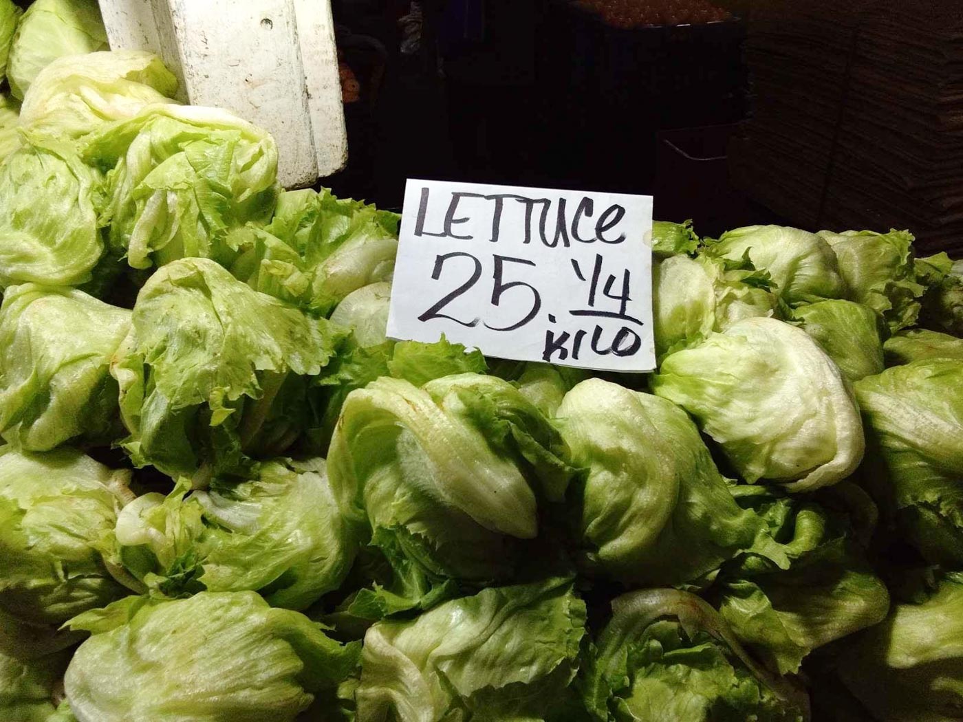 IN PHOTOS Vegetable prices go down in Benguet as rain eases