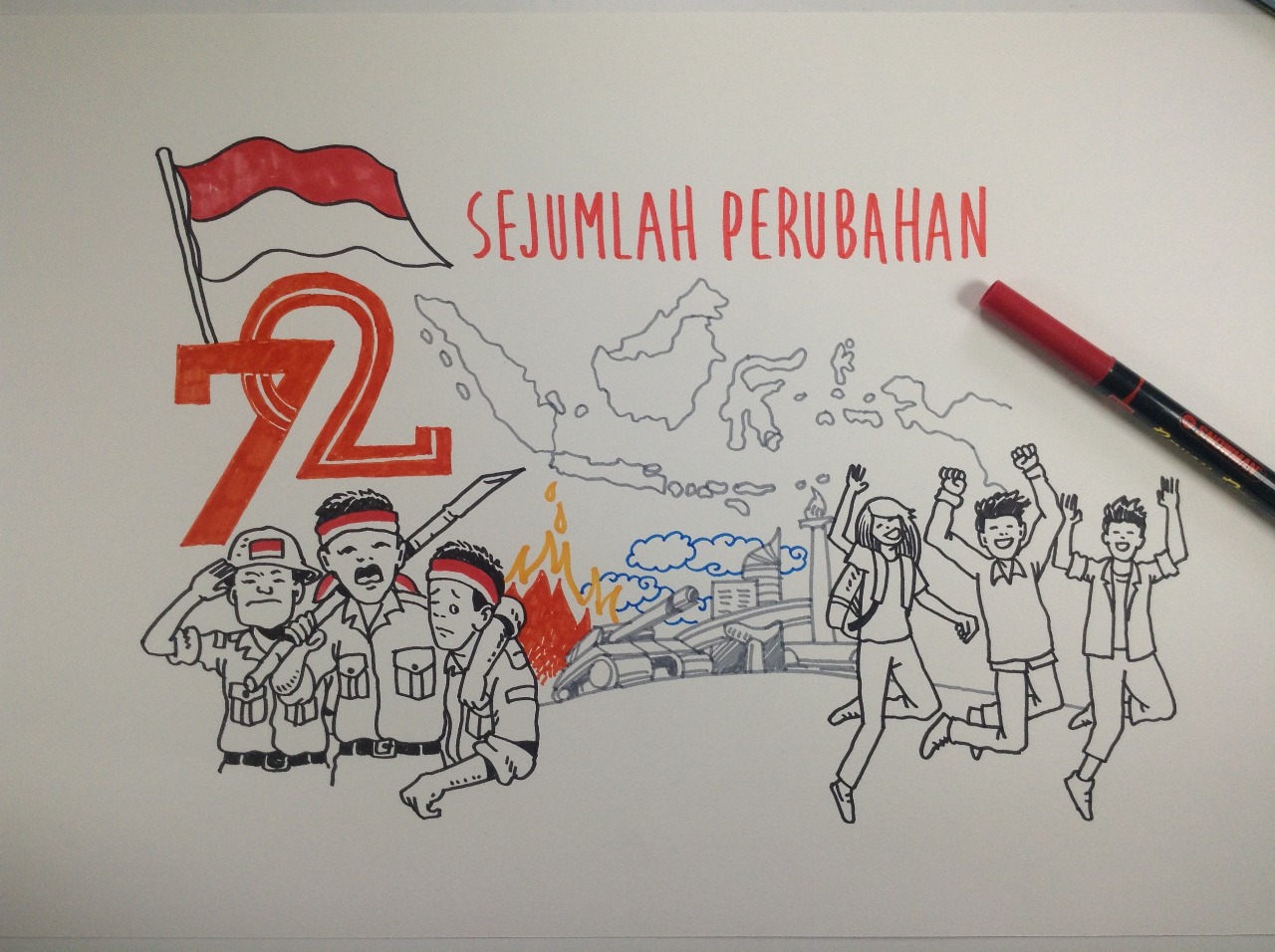 Sketsatorial 4 Wajah Inovator Muda Indonesia