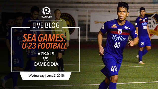 LIVE BLOG: Azkals vs Cambodia - SEA Games 2015