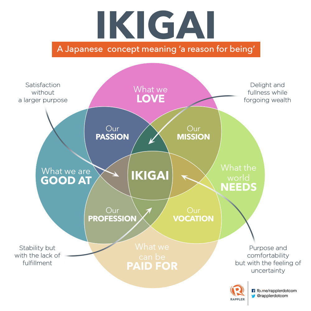 Ikigai: bold tips on how to live life to the fullest