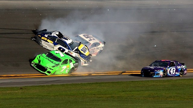 Danica Patrick's final NASCAR 500 race ends in crash