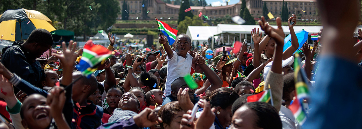 South Africa celebrates 20 years since end of apartheid