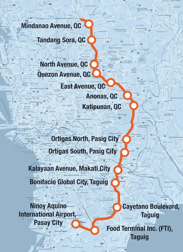 Gov't to lease retail, dining spaces at Metro Manila Subway stations