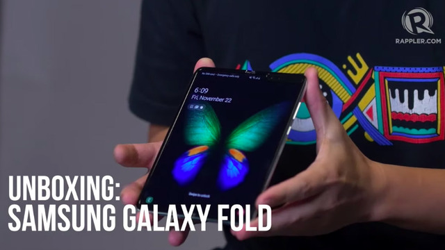 samsung galaxy fold unboxing price