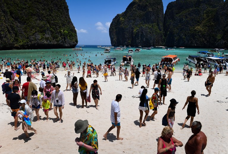 Paradise regained? Sharks return to Thai bay popularized by 'The Beach'
