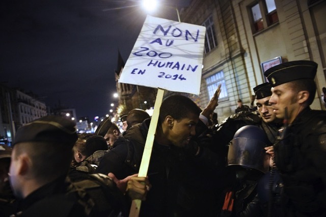 Protesters Interrupt Controversial 'human Zoo' Exhibit In Paris