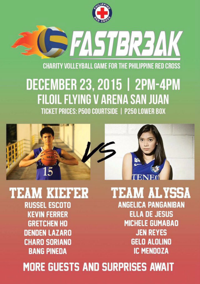 Kiefer Ravena, Alyssa Valdez to play charity game for ...