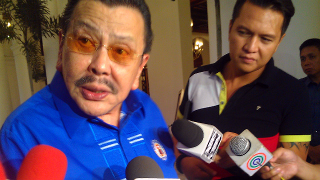 Why was Erap a no-show at Binay's party launch?
