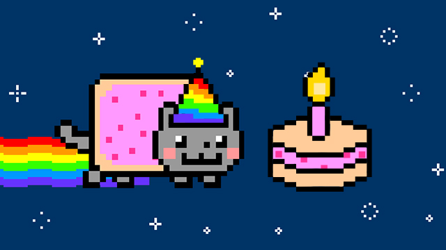 nyan cat youtube 10th anniversary 20150217