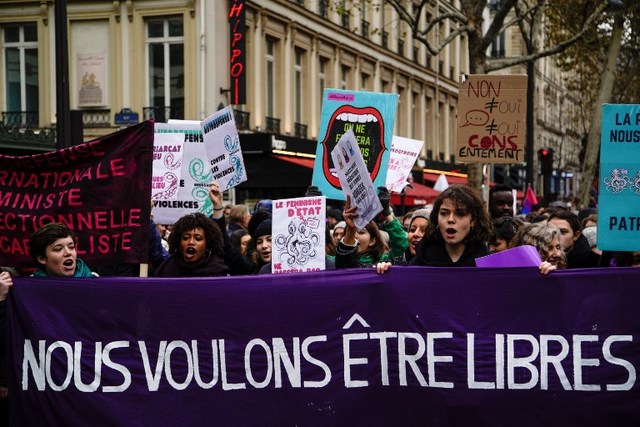 Thousands Protest In Feminist Tidal Wave Against Sexist Violence 