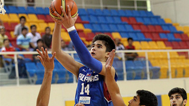 NEW SCHOOL. Kobe Paras announces where he will play next. File photo Milad Payami/FIBA Asia