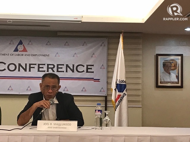 INSPECTIONS. Labor Undersecretary Joel Maglunsod says they have scheduled visits to McDonald’s and KFC restaurants. File photo by Patty Pasion/Rappler 