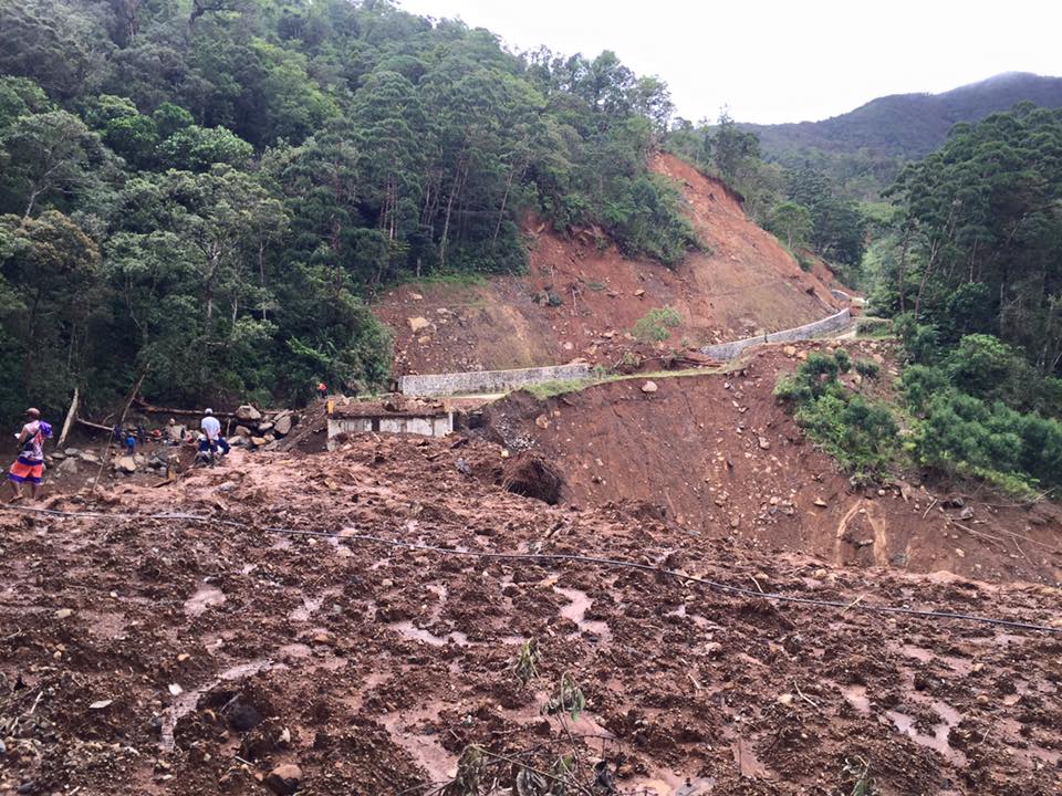 Marikina-Infanta Road impassable due to landslides