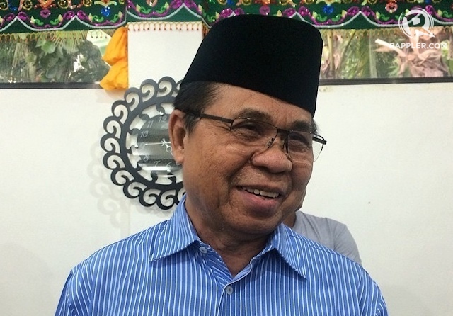 MILF CHAIRMAN. Al Haj Murad Ebrahim, MILF chairman, is upbeat about the passage of the proposed Bangsamoro Basic Law under the Duterte administration. Rappler file photo 