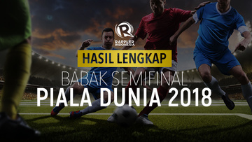 Piala Dunia 2018 Hasil Lengkap Babak Semifinal