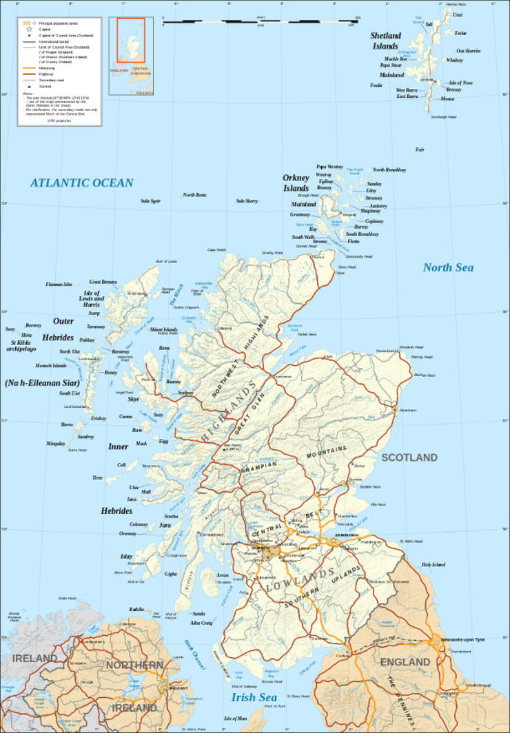 Facts and figures about Scotland