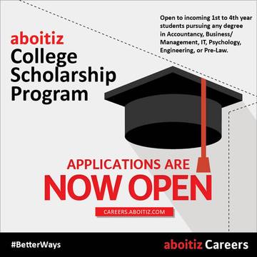 Scholarships For College Students 2016 >> Aboitiz Opens Applications For 2016 College Scholarship Programs Scholarships For College Students 2016 >> Aboitiz Opens Applications For 2016 College Scholarship Programs