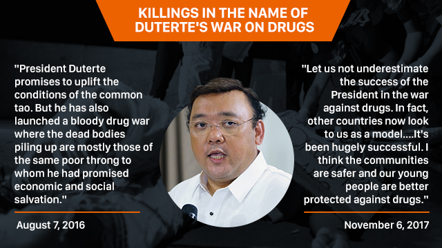 Harry Roque pirouettes for Duterte