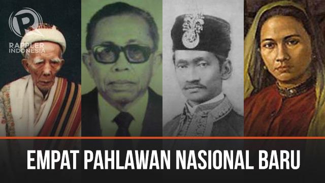 Mengenal empat sosok pahlawan nasional baru