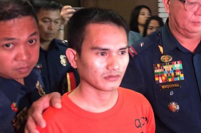 'TRUSTED MAN.' Abuhair Kullim Indal is arrested in Barangay Culiat, Quezon City. Photo by Rambo Talabong/Rappler 