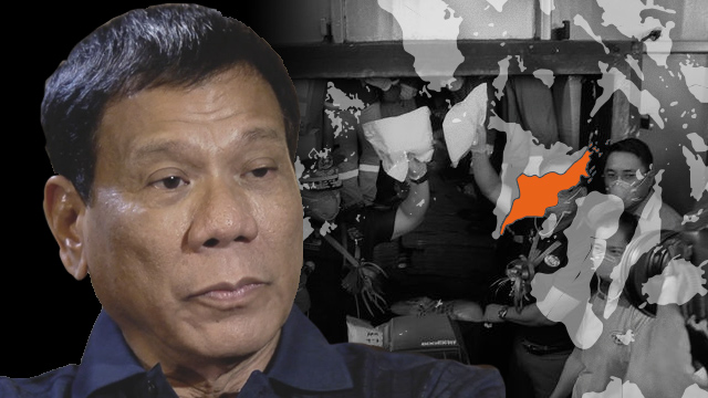 TAGGED. President Duterte tags Iloilo as a province with a number of alleged drug protectors and persons involved in narco-politics. Image by Nico Villarete / Rappler  