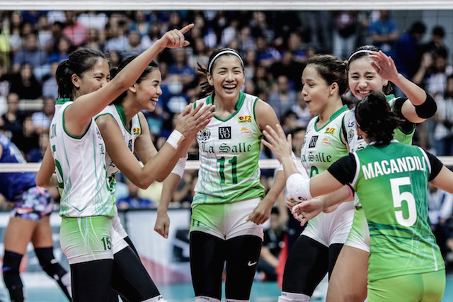 Dlsu Lady Spikers Bounce Back To Topple Ateneo