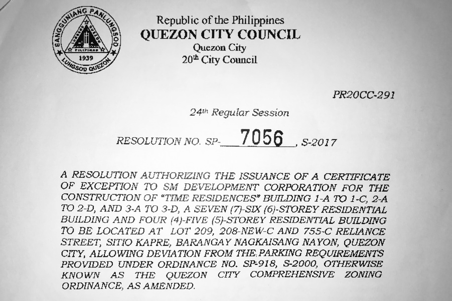 QC Council Exempts 1,714-unit SMDC Project From Zoning Law