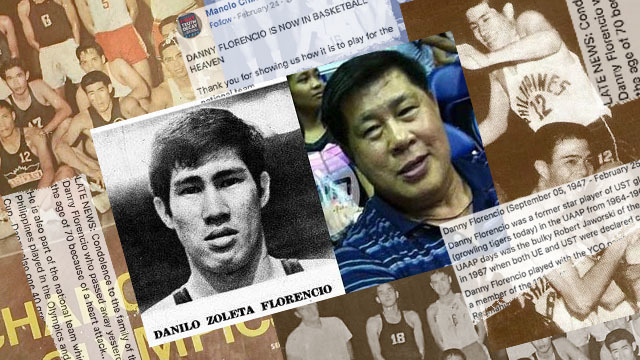Fans Colleagues Salute Late Philippine Basketball Great Danny Florencio
