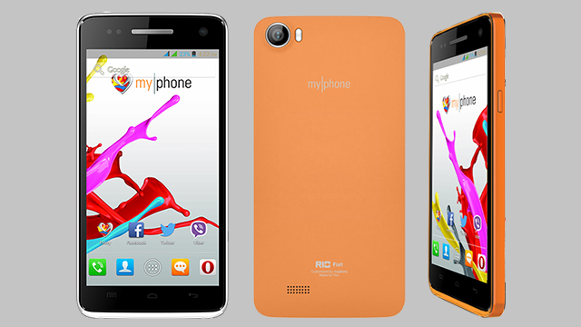 MyPhone unveils Rio, a colorful subP5K smartphone