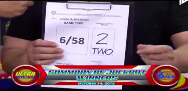 JACKPOT. The Philippine Charity Sweepstakes Office says two winners will take home the biggest lotto jackpot in history. Screenshot from the PCSO's YouTube video 