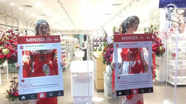  MINISO  buka gerai ke 5 di Artha Gading yang terbesar di 