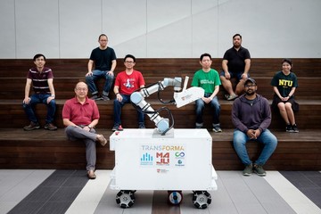 Singapore disinfecting robot trialled in virus fight