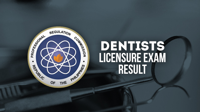 PRC results Dentist licensure examination December 2017