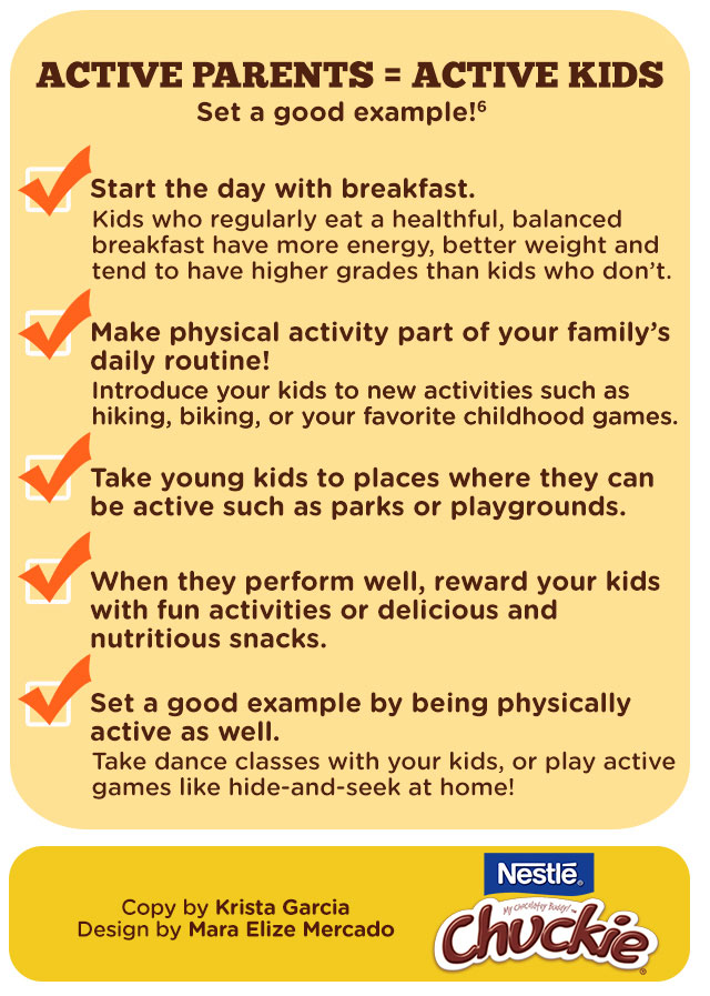 INFOGRAPHIC: How to raise a more active child