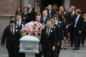 Past Presidents Family And Friends Bid Farewell To Barbara Bush