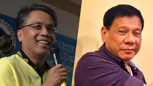 Roxas to Duterte: Don't back down from challenges