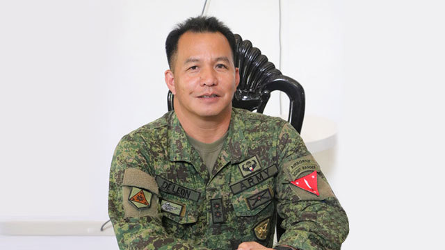 RUFINO DE LEON. Lt Colonel Rufino de Leon, commander of the 97th Infantry Battalion covering Zamboanga del Norte and incoming commander of 5th Cadre Batallion based in PiÃƒÂ±an, Zamboanga del Norte. 