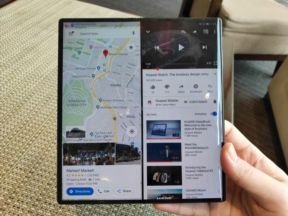 huawei mate foldable price