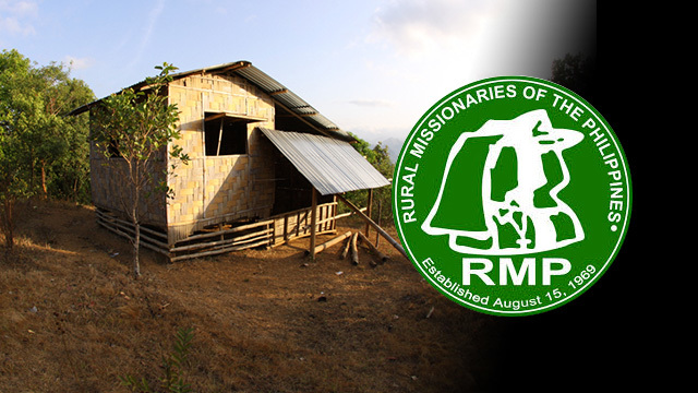 'NOT A FRONT.' The Rural Missionaries of the Philippines responds to allegations made by Brigadier General Antonio Parlade Jr. Photo of house from Shutterstock, RMP logo from RMP Facebook page 