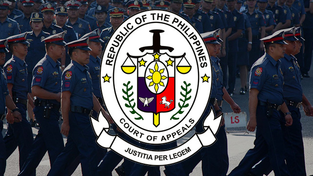 PROBING THE PNP. A petitioner is asking the Court of Appeals to compel the PNP to probe 4 policemen. Background photo by Darren Langit/Rappler 